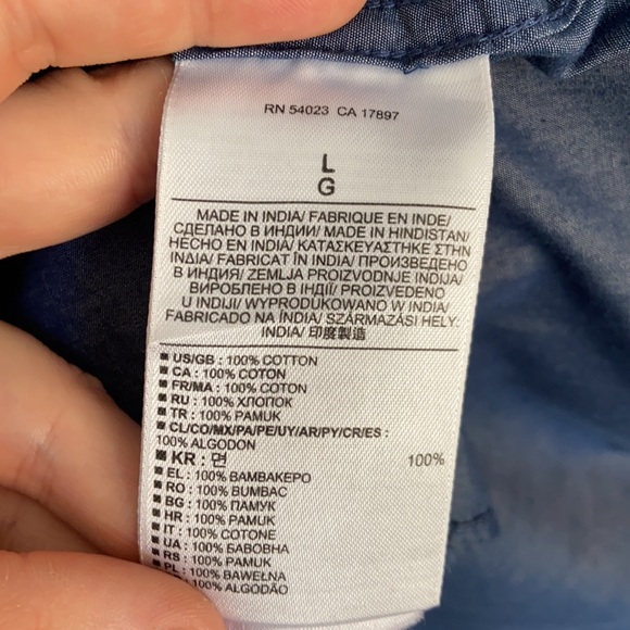 Banana Republic Soft Wash Tailored Slim Fit Button Down - Picture 7 of 8